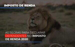 As Regras Para Declarar Dependentes No Imposto De Renda 2020 Notícias E Artigos Contábeis - Terceirização Financeira | Hands Financeiro